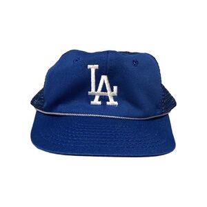 Vtg 90s LA Dodgers Trucker Cap
